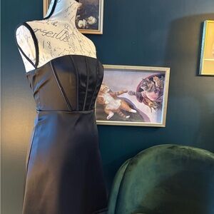 Forever 21 Black Strapless Dress